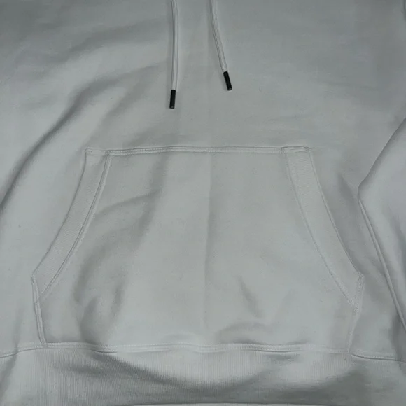 DKNY Sport White Hoodie Rhinestone Sleeves - Picture 5 of 9